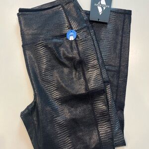 Skechers High Waisted Legging XL Black Viper Print